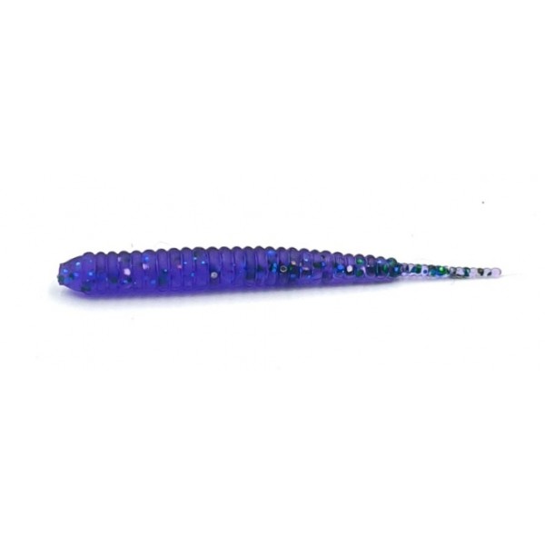 Рыбацкая приманка силиконовая, Taipan Pass-Worm, 2,0 дюйма, 20шт/уп, цвет №04 Violet